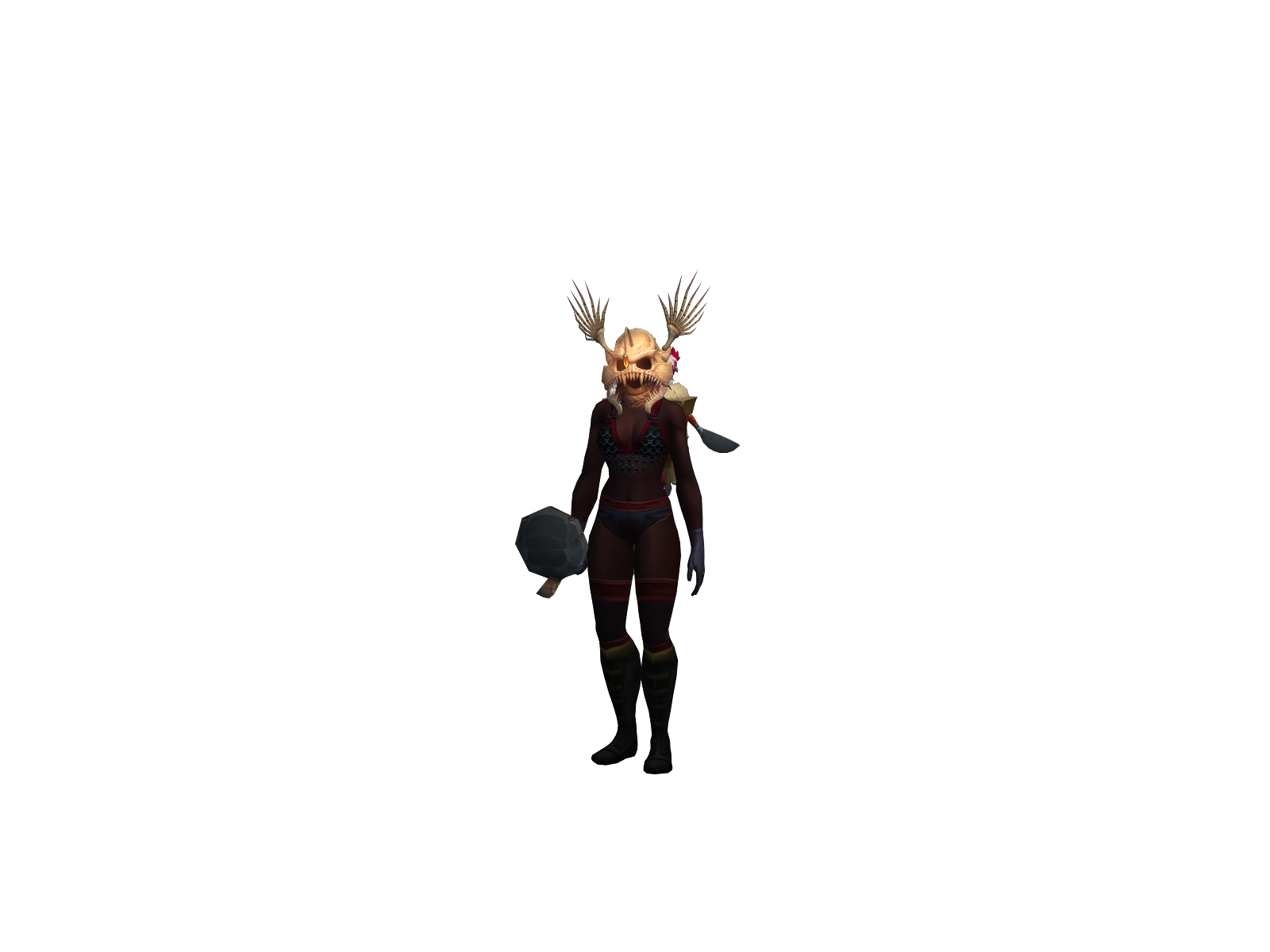 Бубы 3D character render