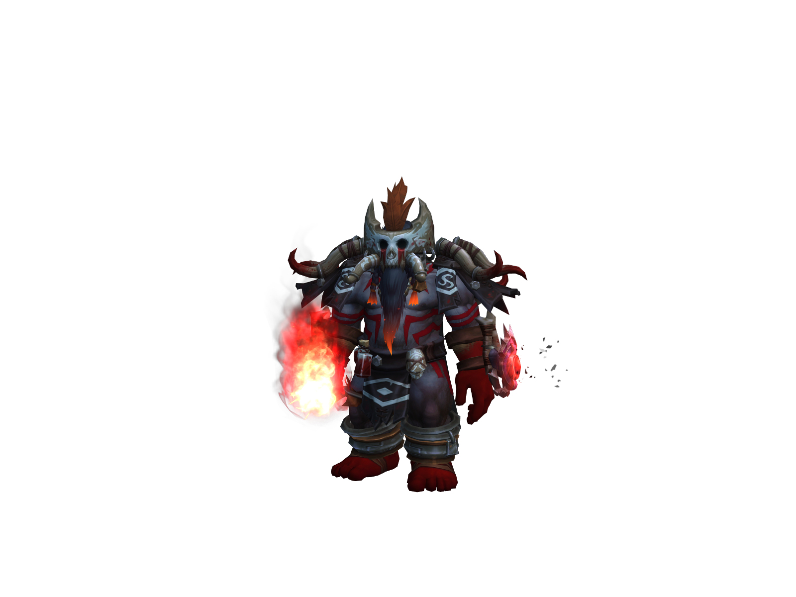 Наколени 3D character render