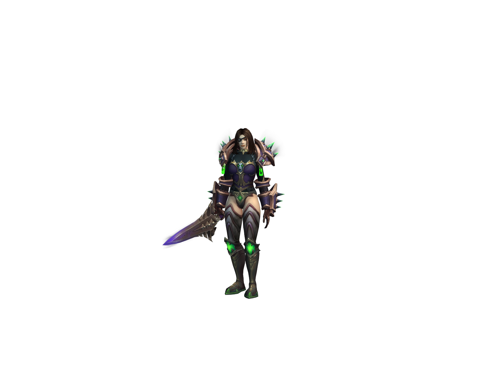 Эгвиния 3D character render