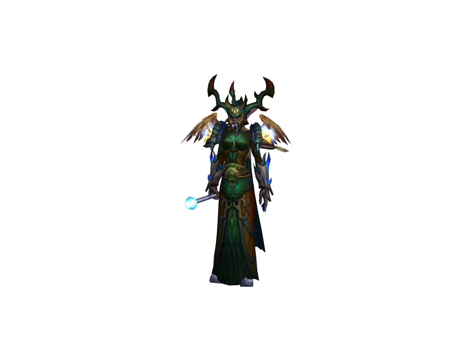 Фаэнея 3D character render