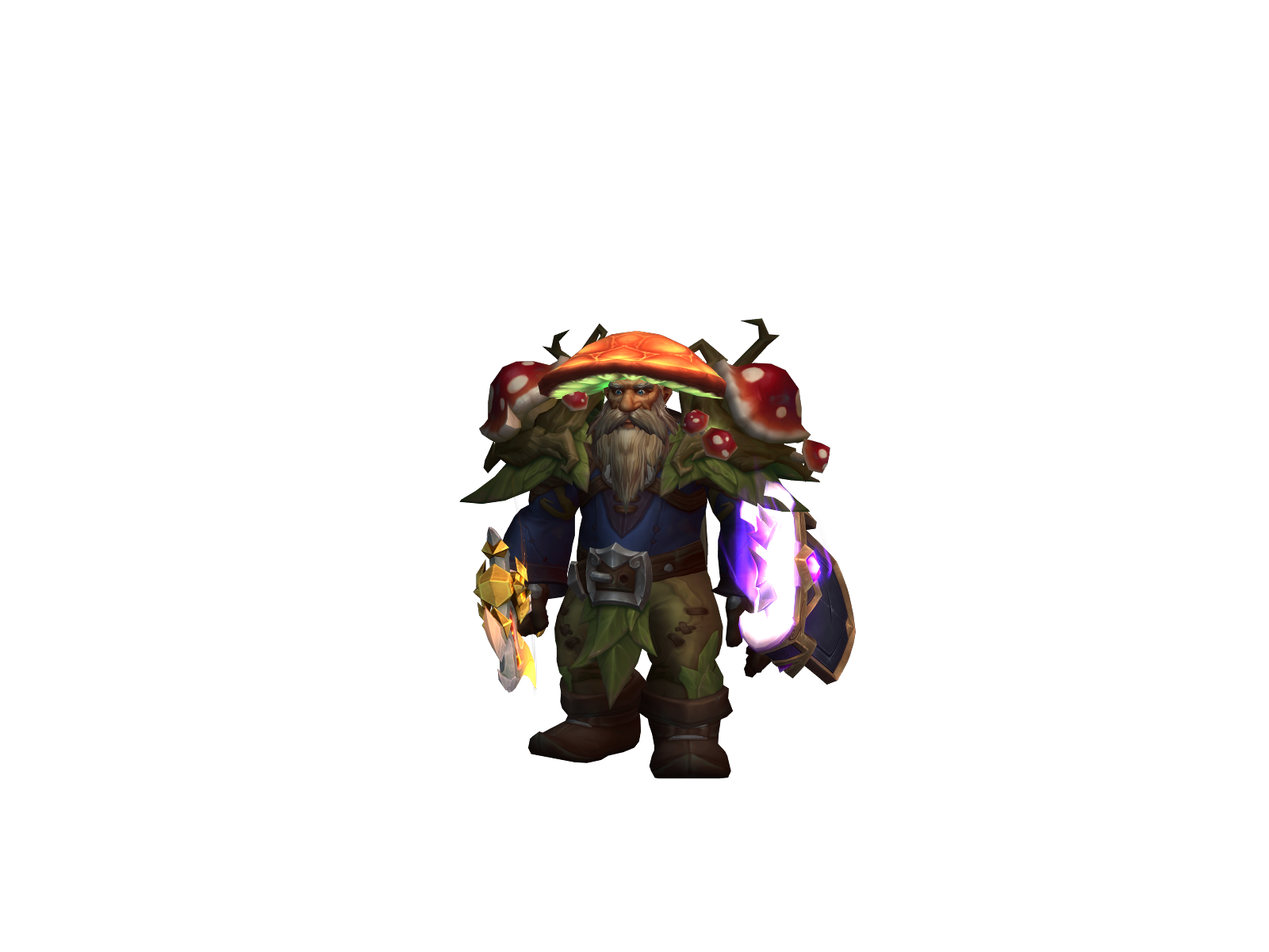 Бубонник 3D character render