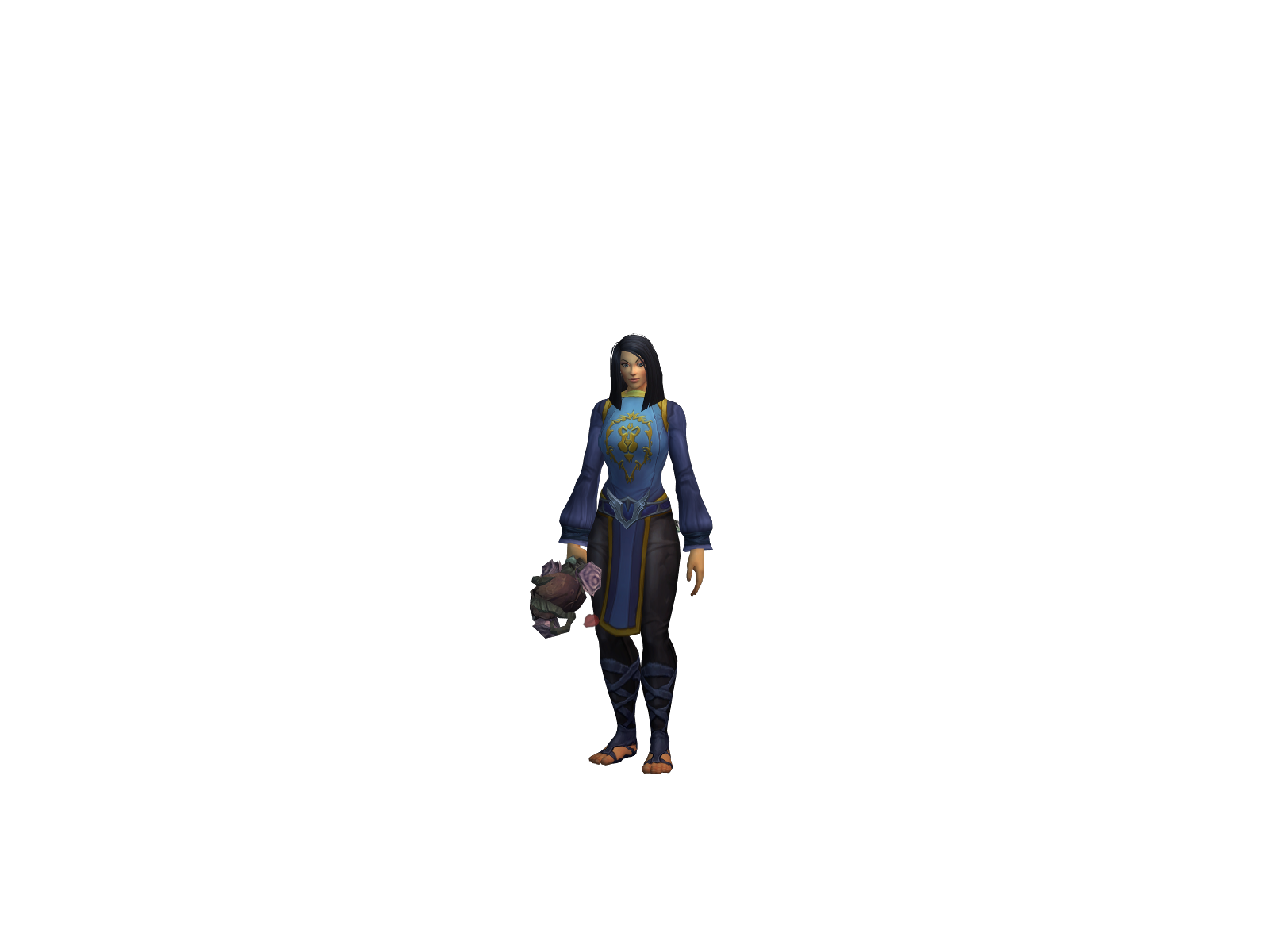 Волия 3D character render