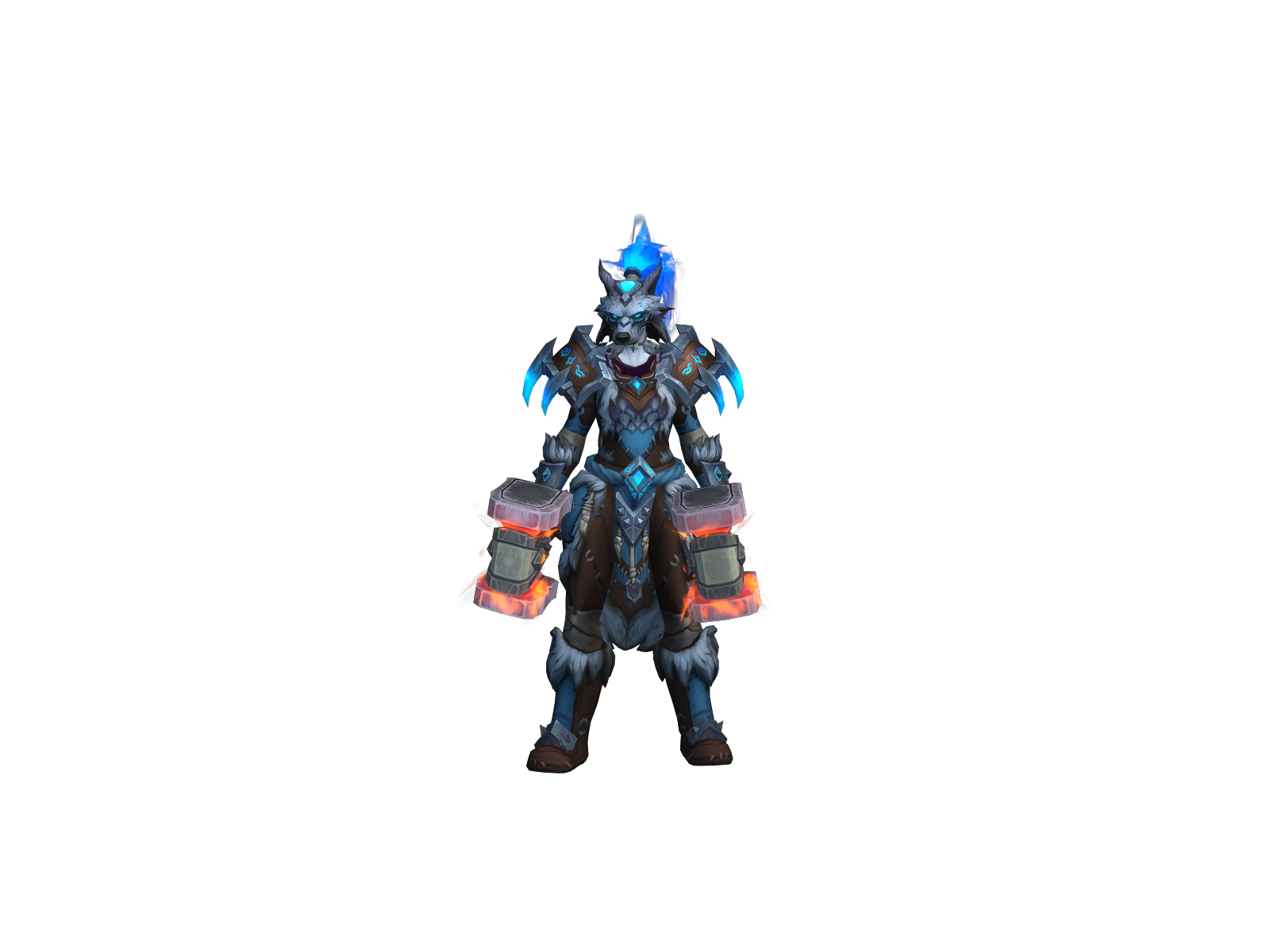 Шаманокур 3D character render