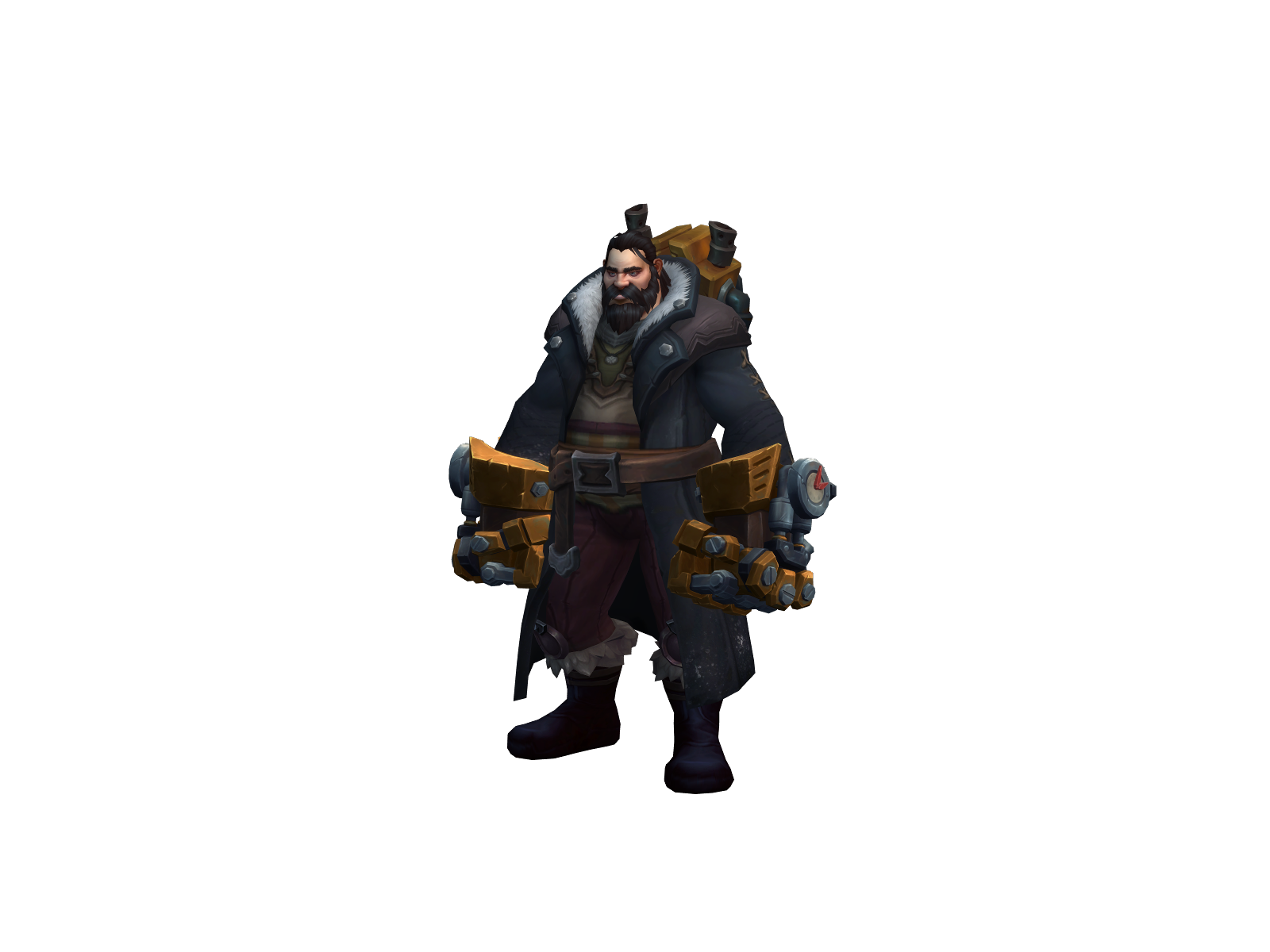 Юдир 3D character render