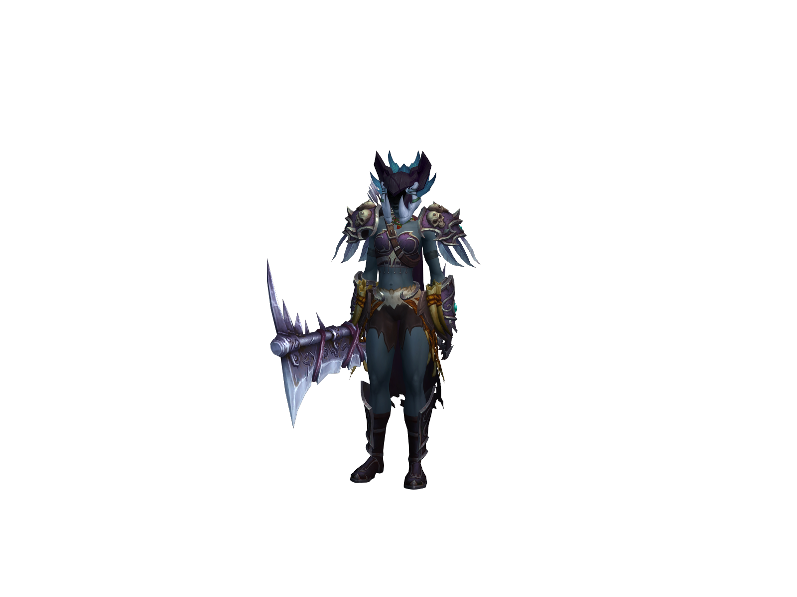 Кекотек 3D character render