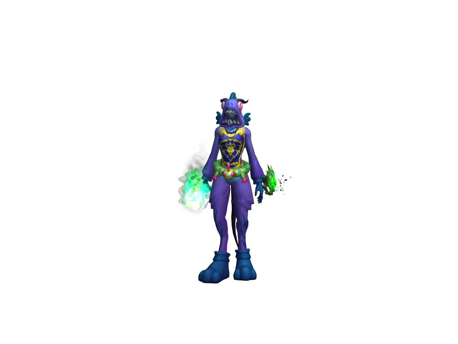 Зхкнопочки 3D character render