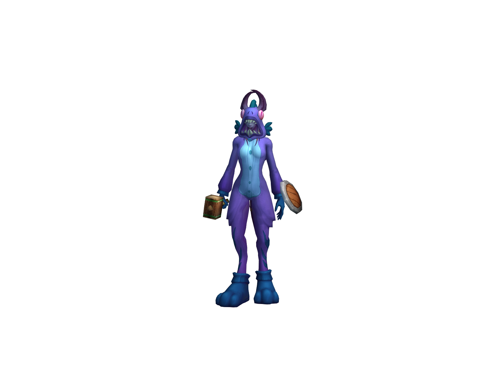 Сеннуми 3D character render
