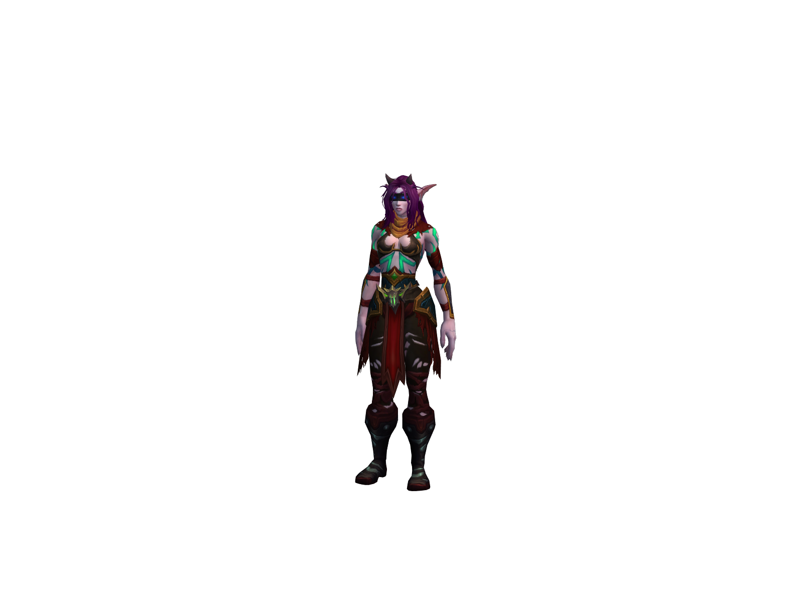 Альира 3D character render