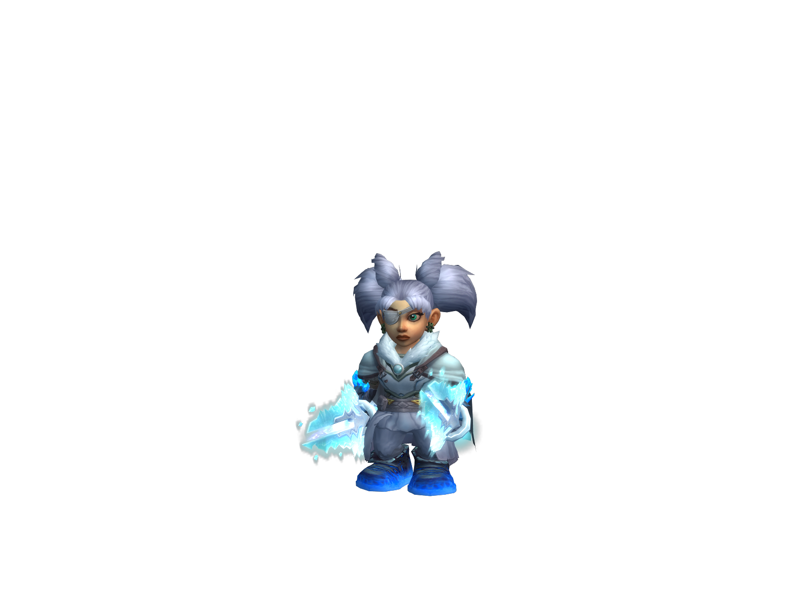 Экивила 3D character render