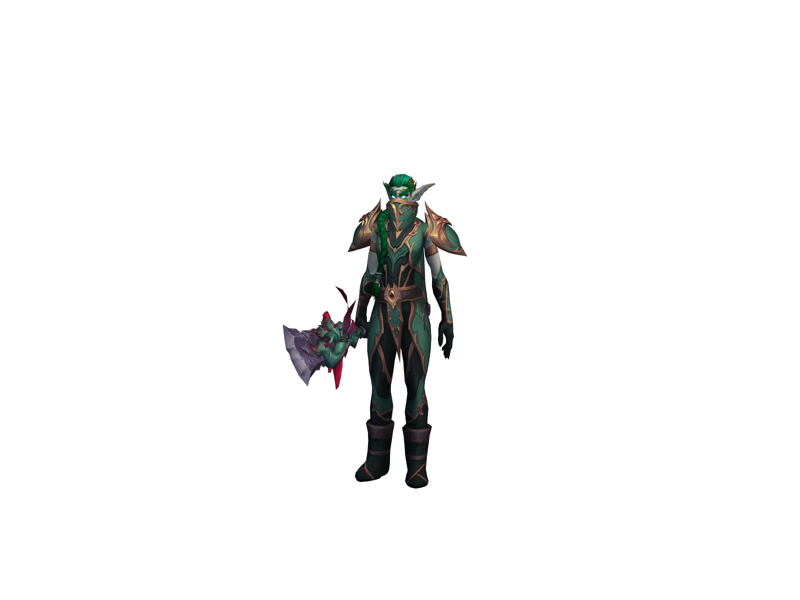 Громчик 3D character render