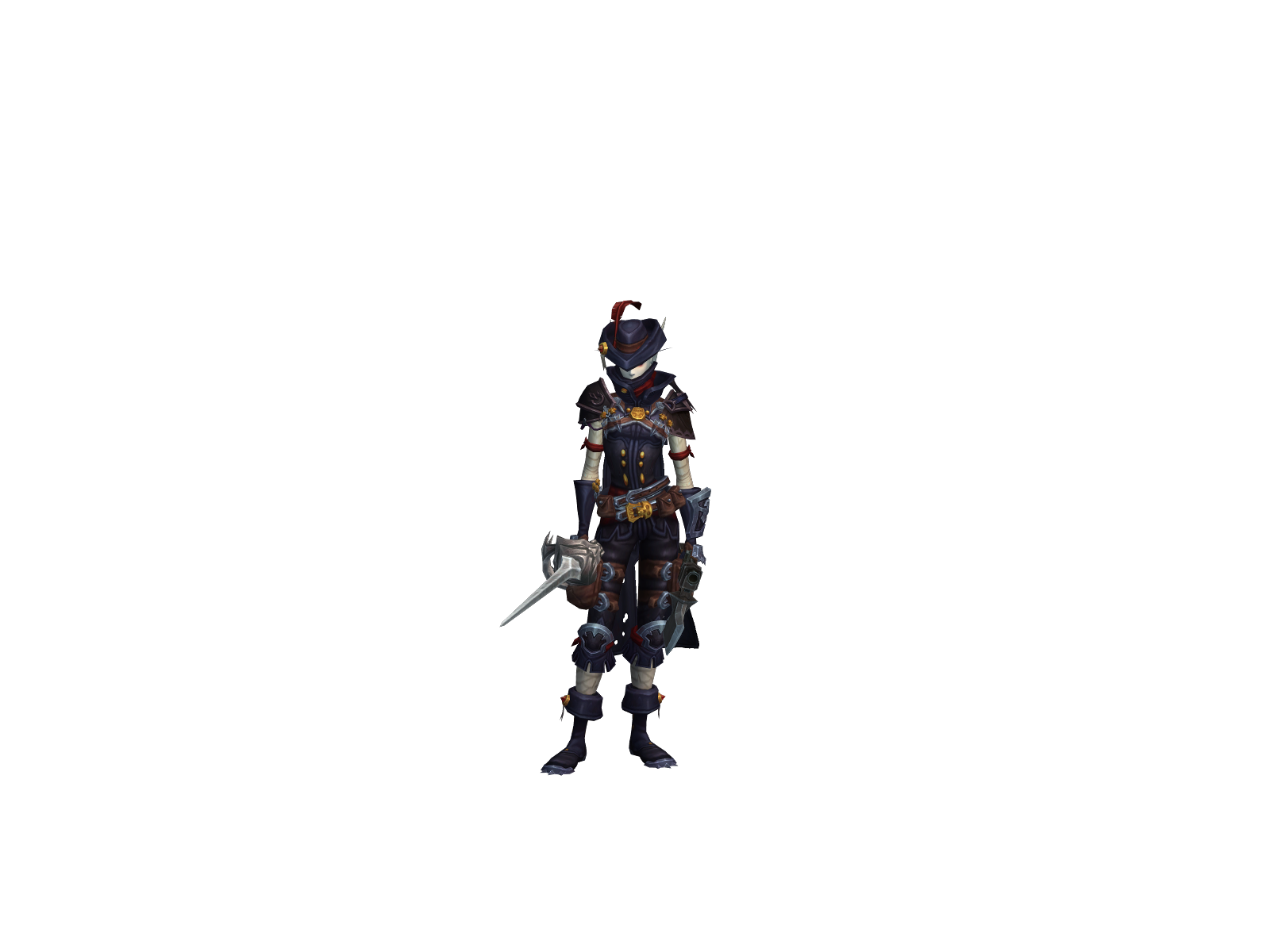 Стеатода 3D character render