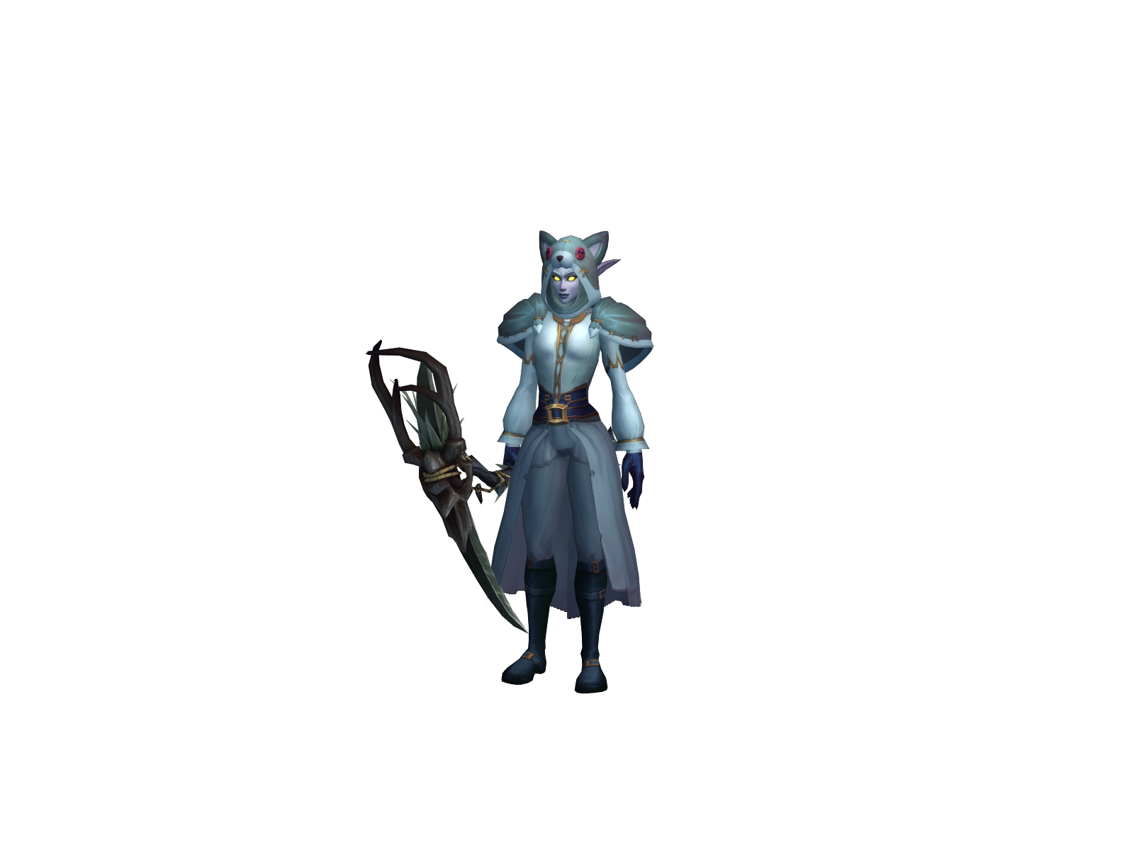 Бронгх 3D character render