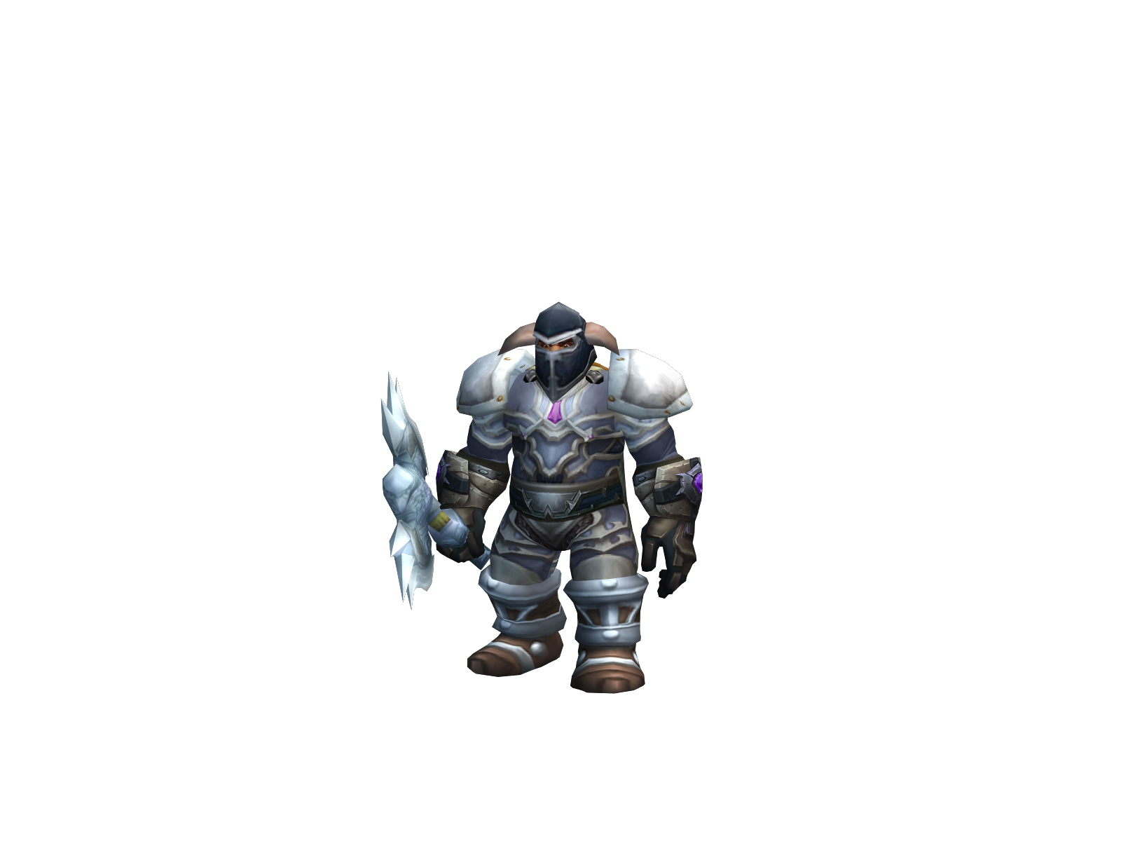 Фурч 3D character render