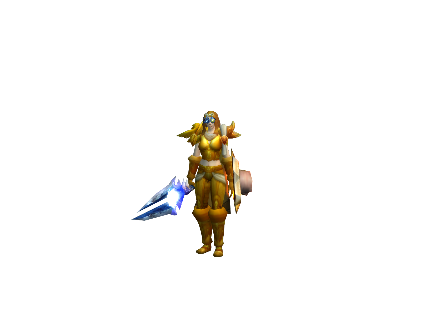 Оуги 3D character render