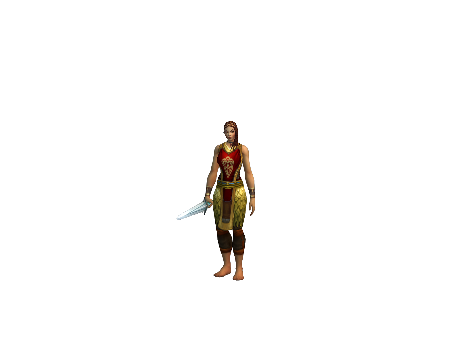 Сельтос 3D character render