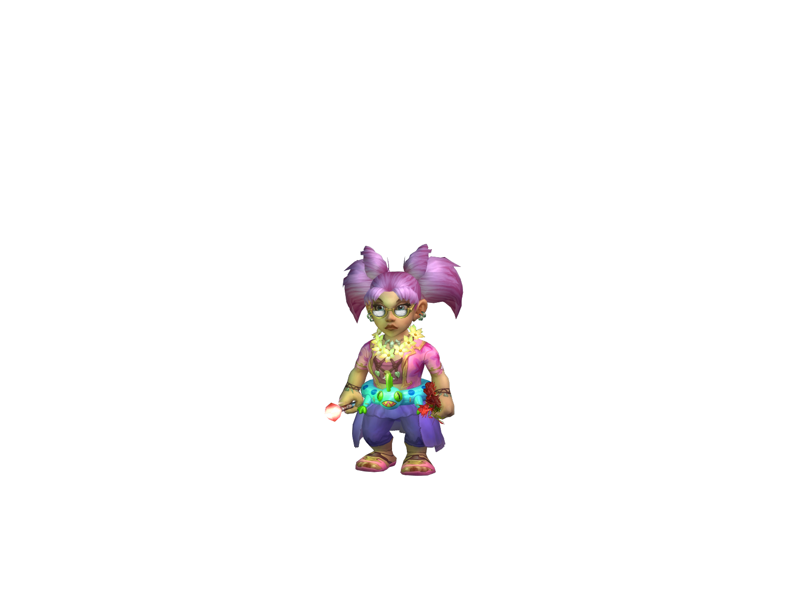 Всрадость 3D character render