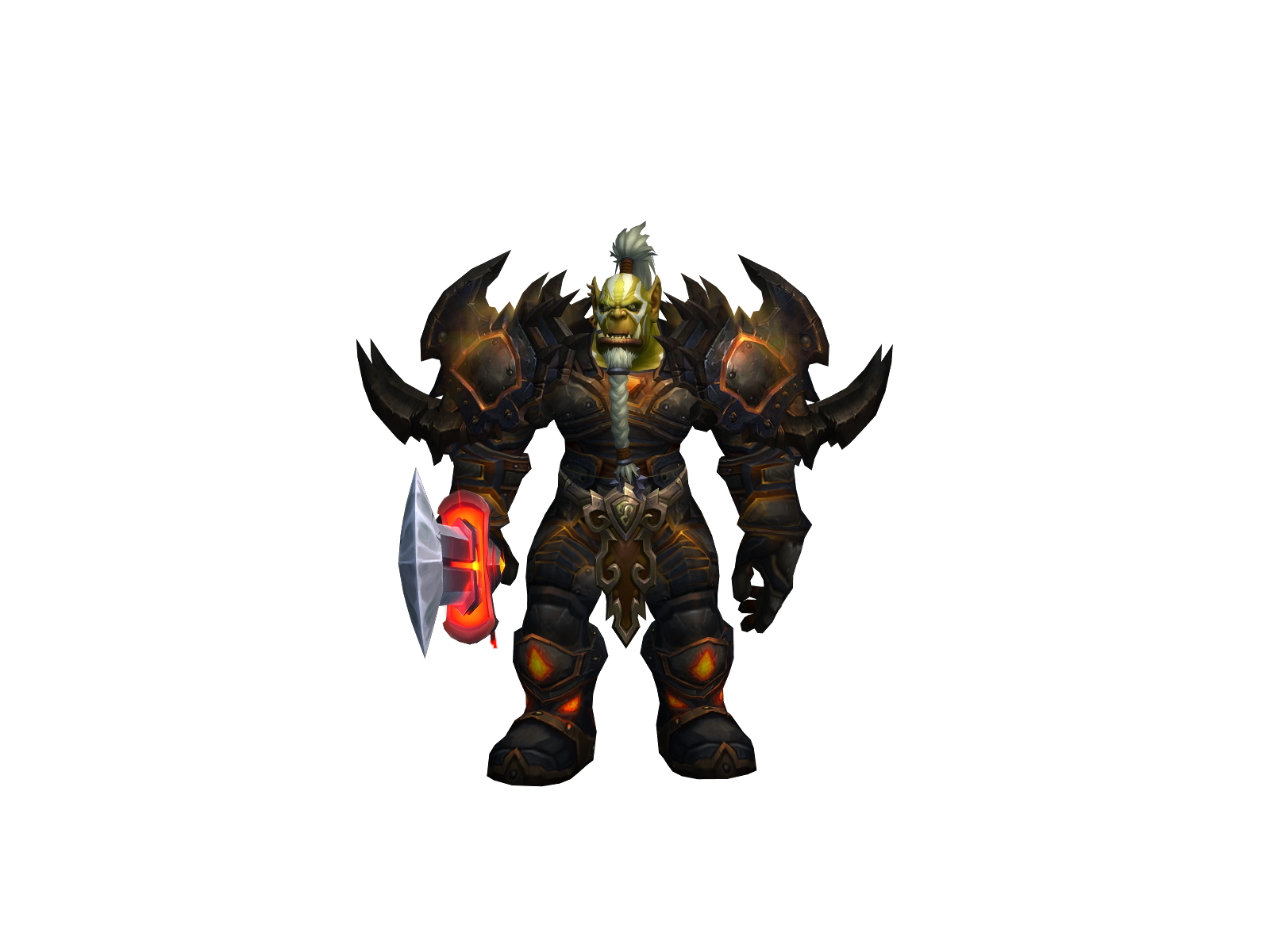 Гриморхан 3D character render