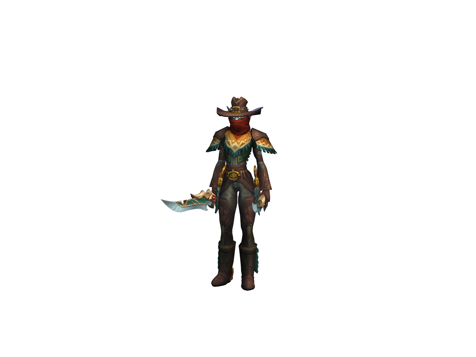 Песньпавшихх 3D character render