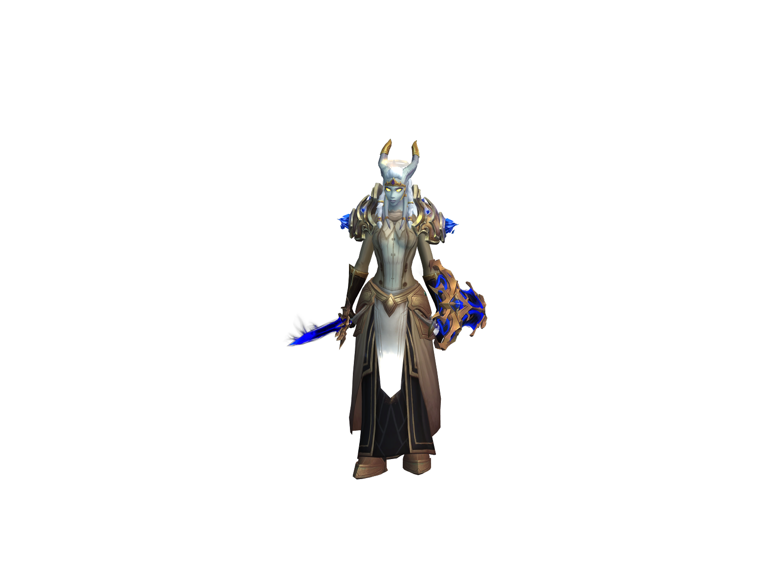 Дженавель 3D character render