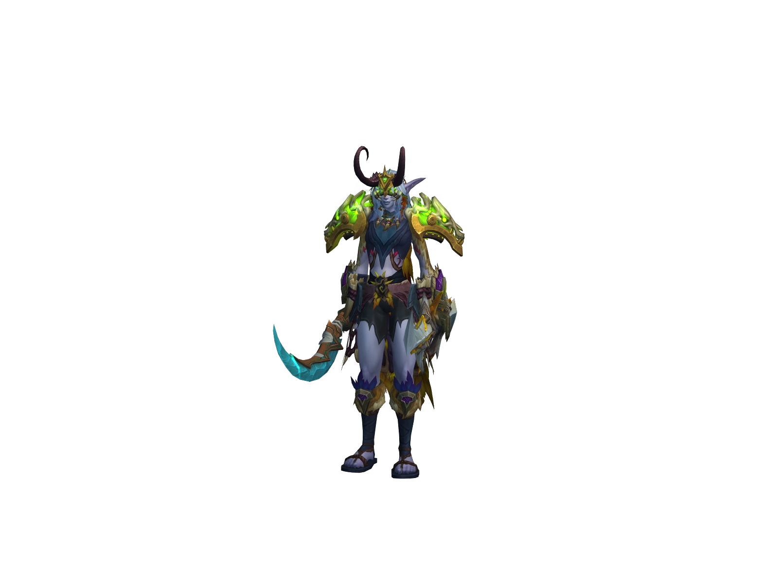 Заридари 3D character render
