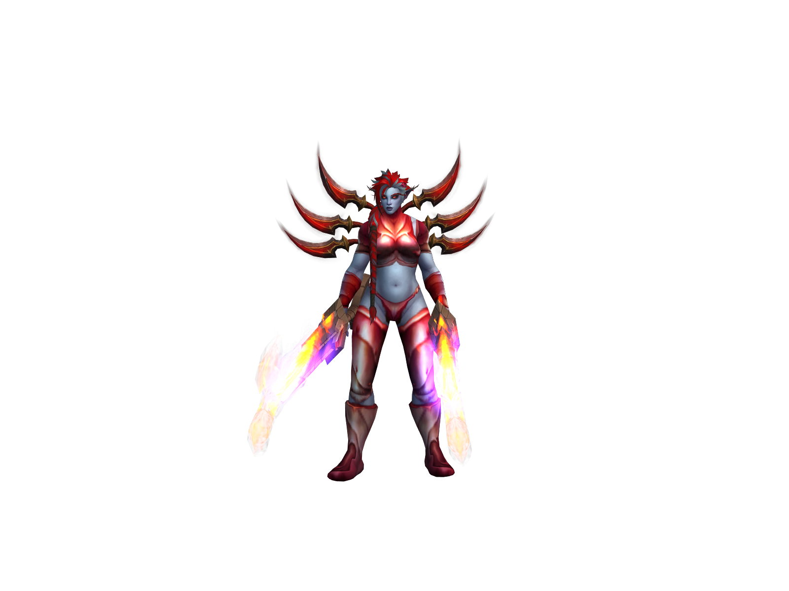 Фурикуколд 3D character render