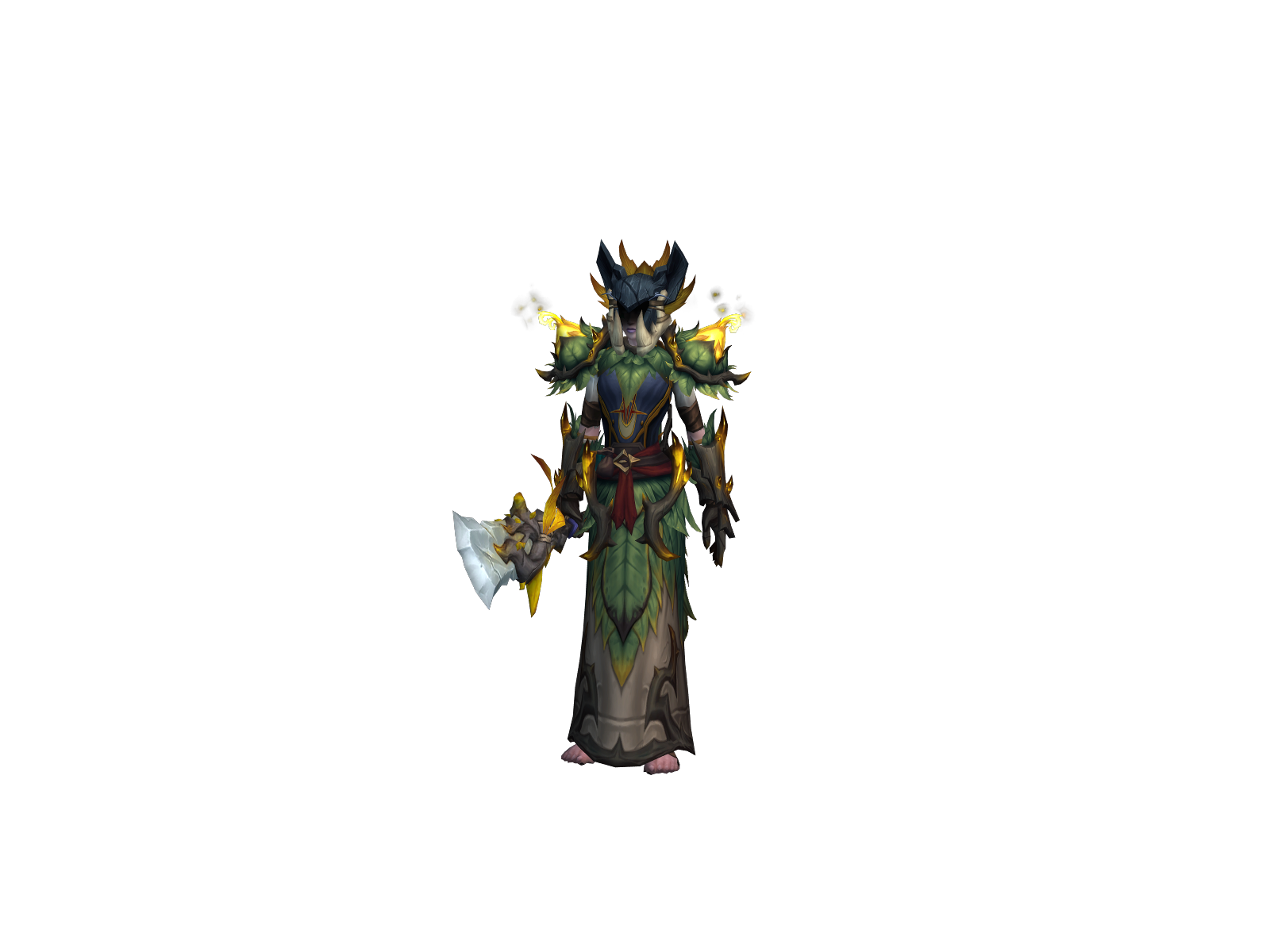Азазиона 3D character render