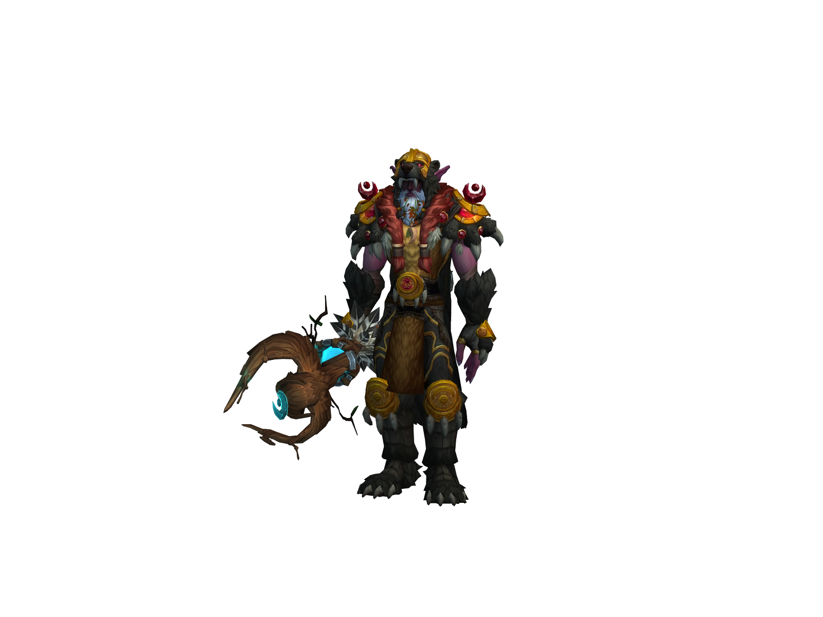 Тесаль 3D character render