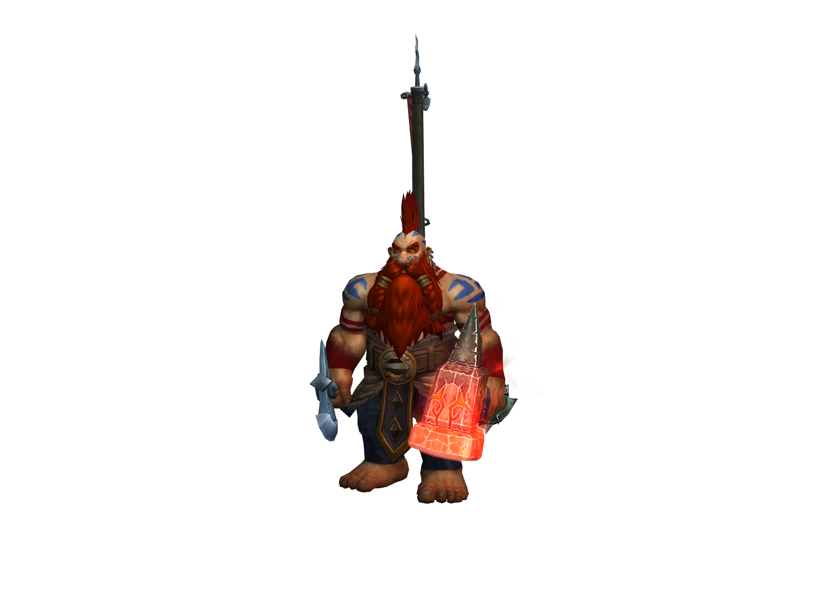 Тузоруб 3D character render