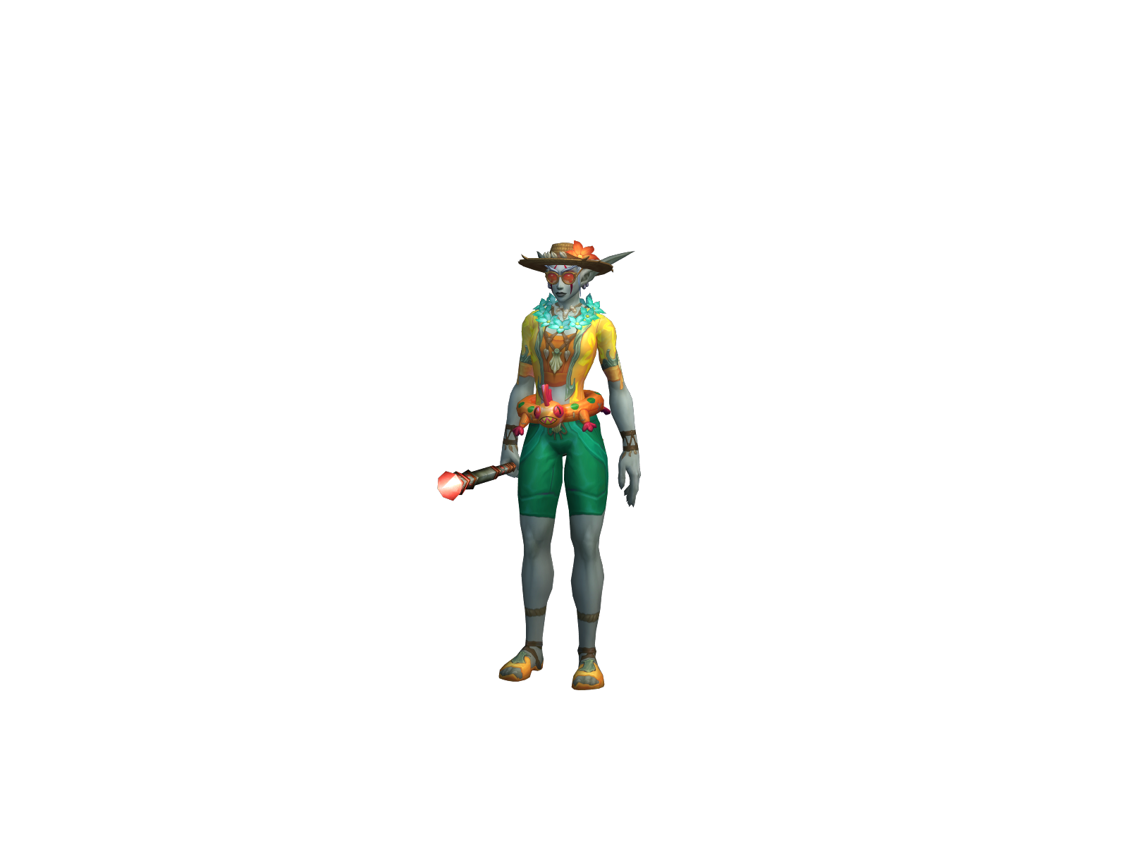 Салоизххла 3D character render