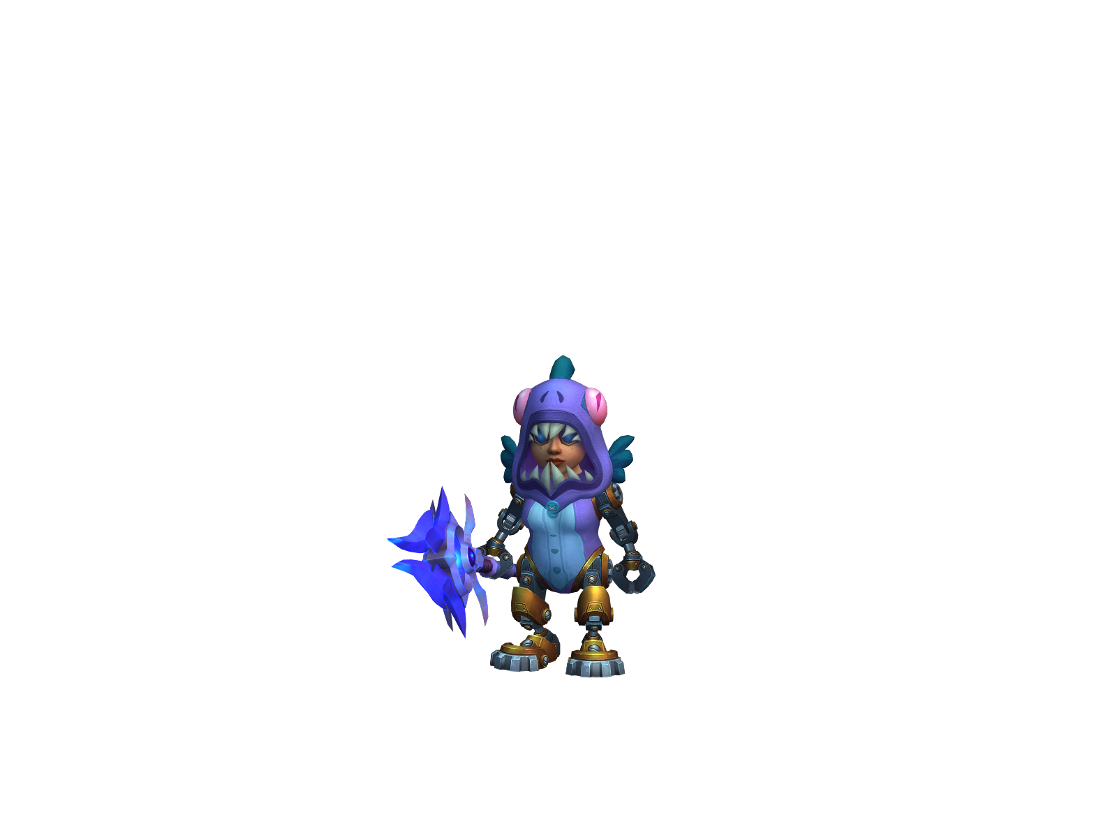 Ручкикрюки 3D character render