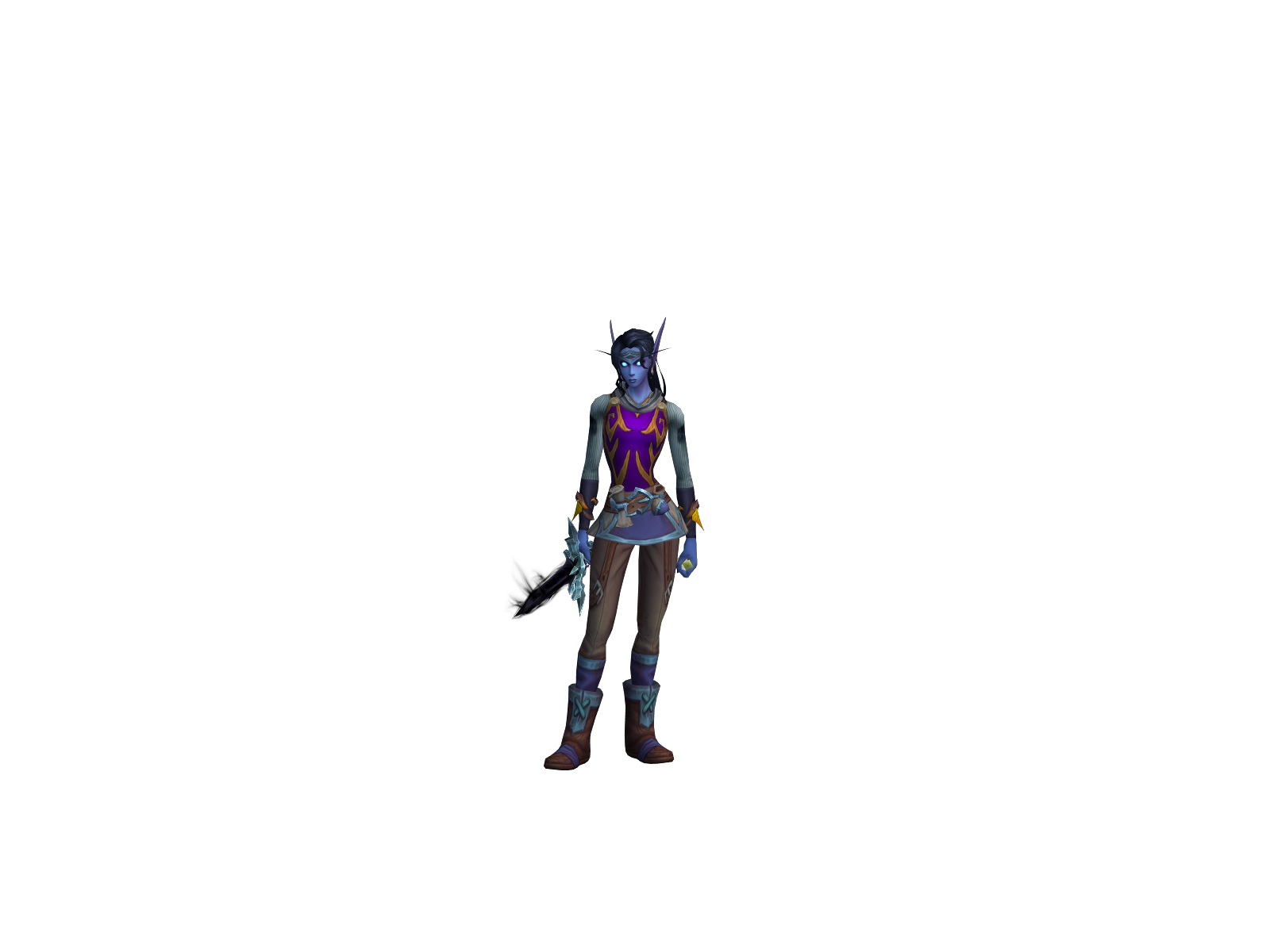 Мафуна 3D character render