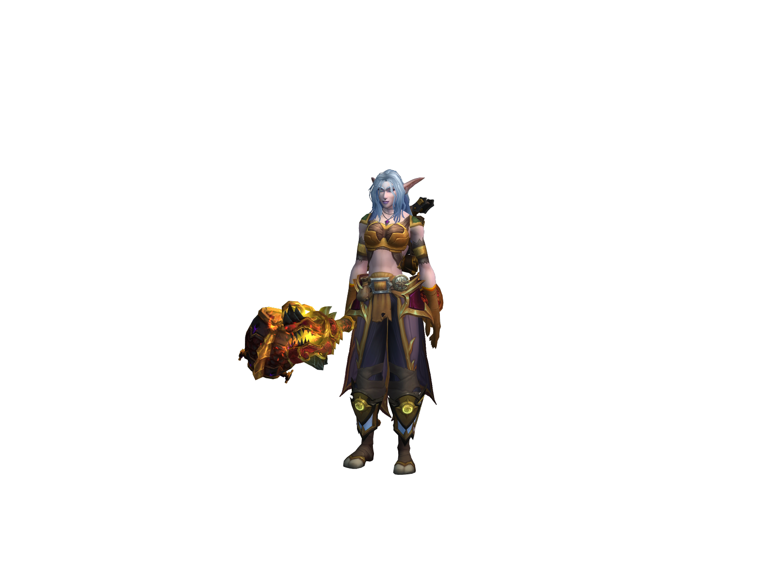 Алриней 3D character render