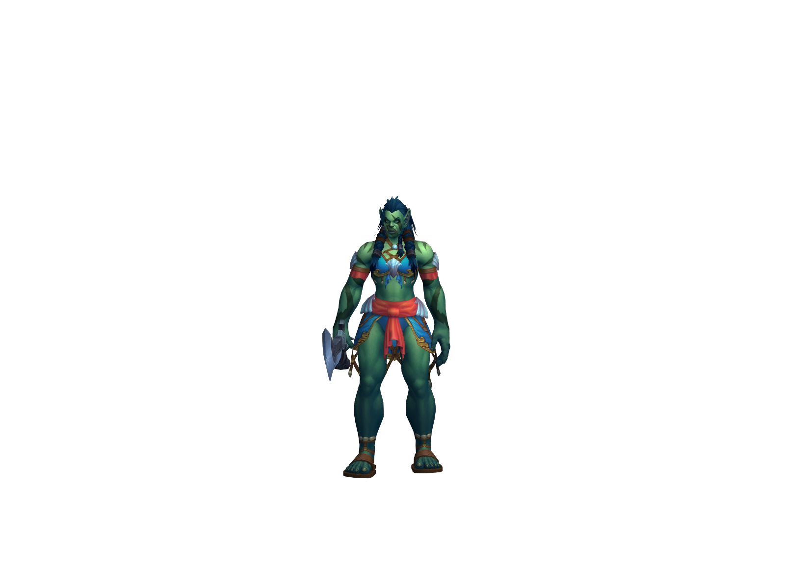 Горгарта 3D character render