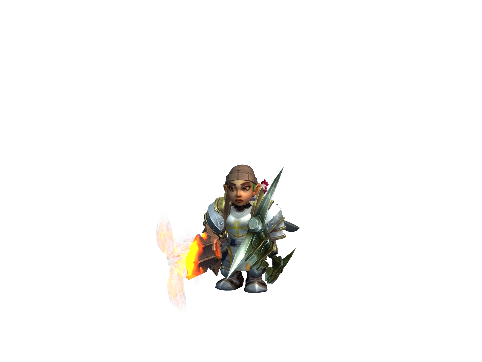 Бибибос 3D character render