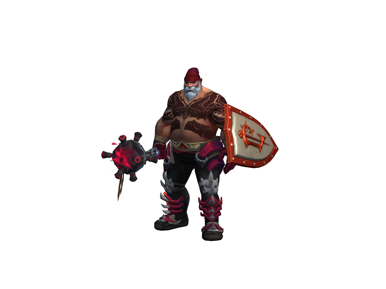 Борщубивца 3D character render