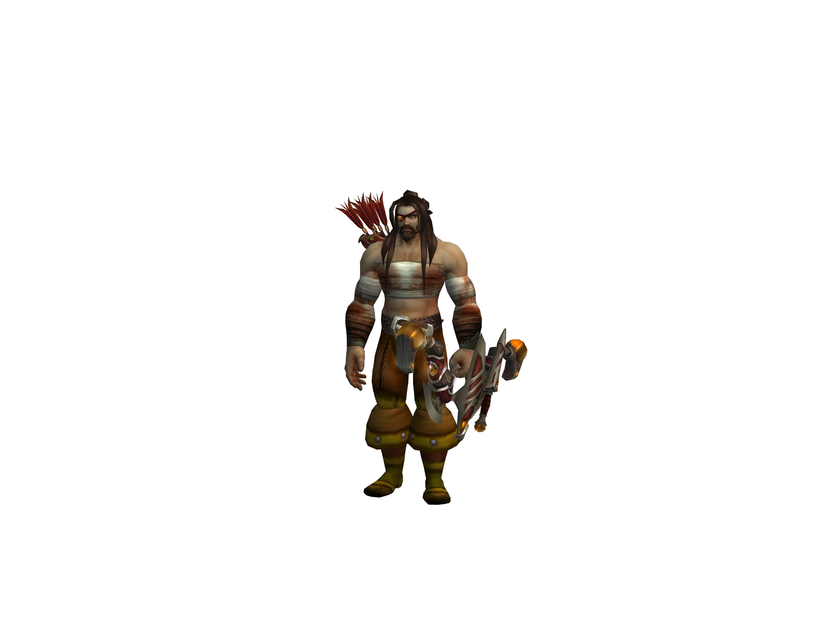 Джангллав 3D character render