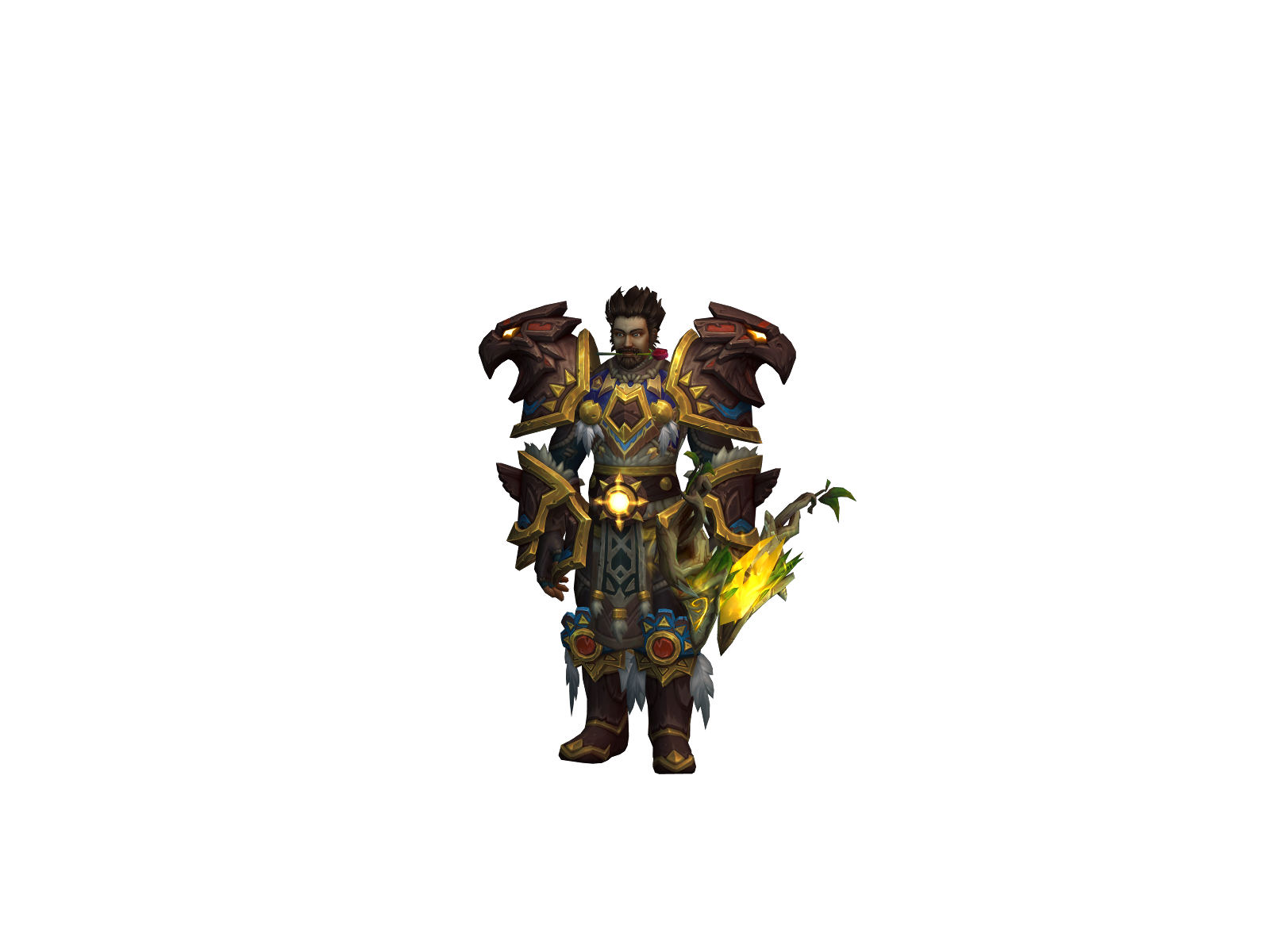 Миаур 3D character render