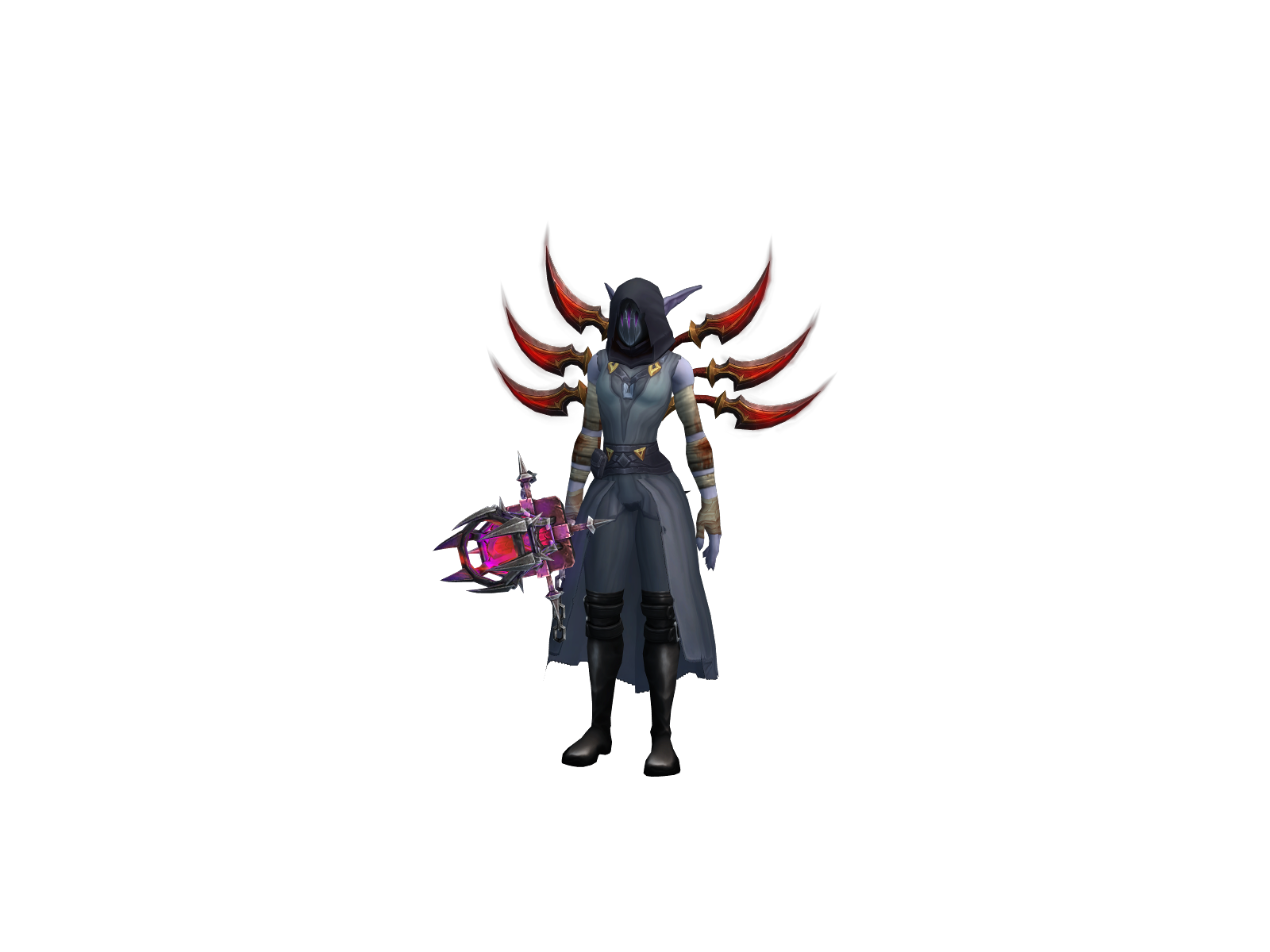 Недонебо 3D character render