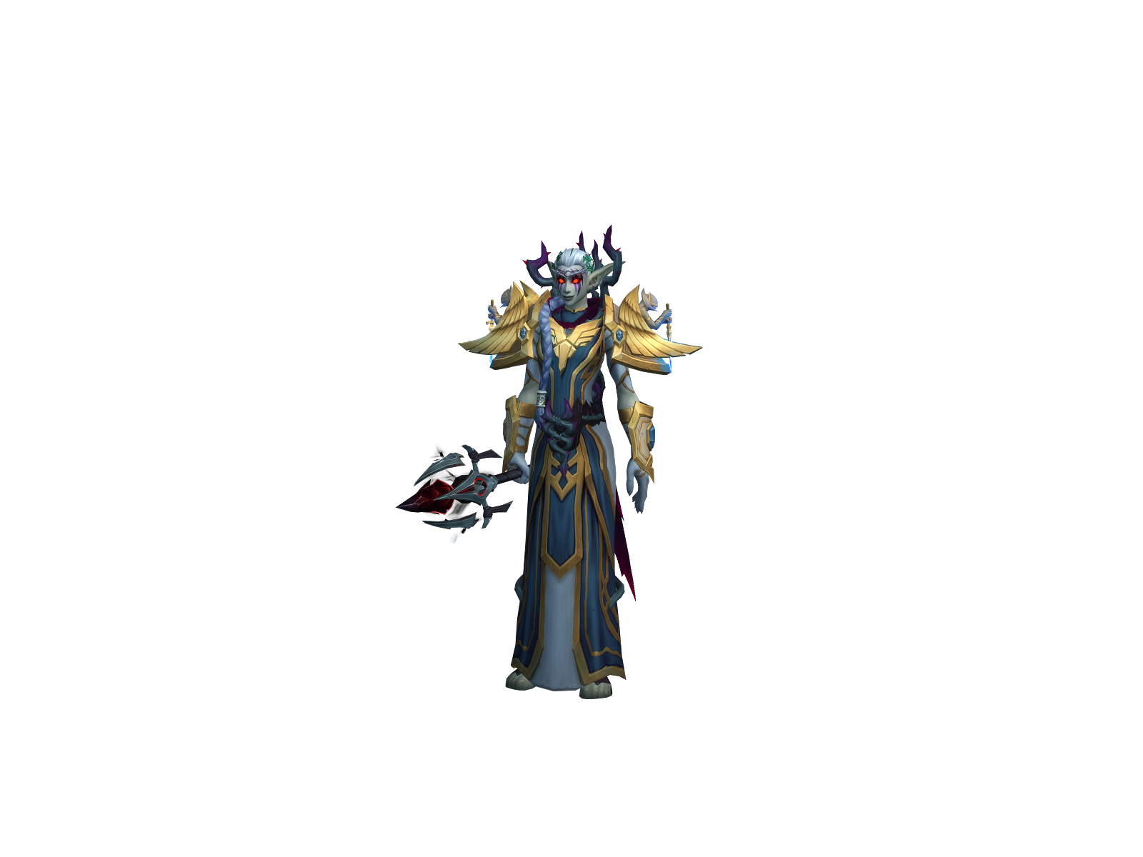 Калмычка 3D character render
