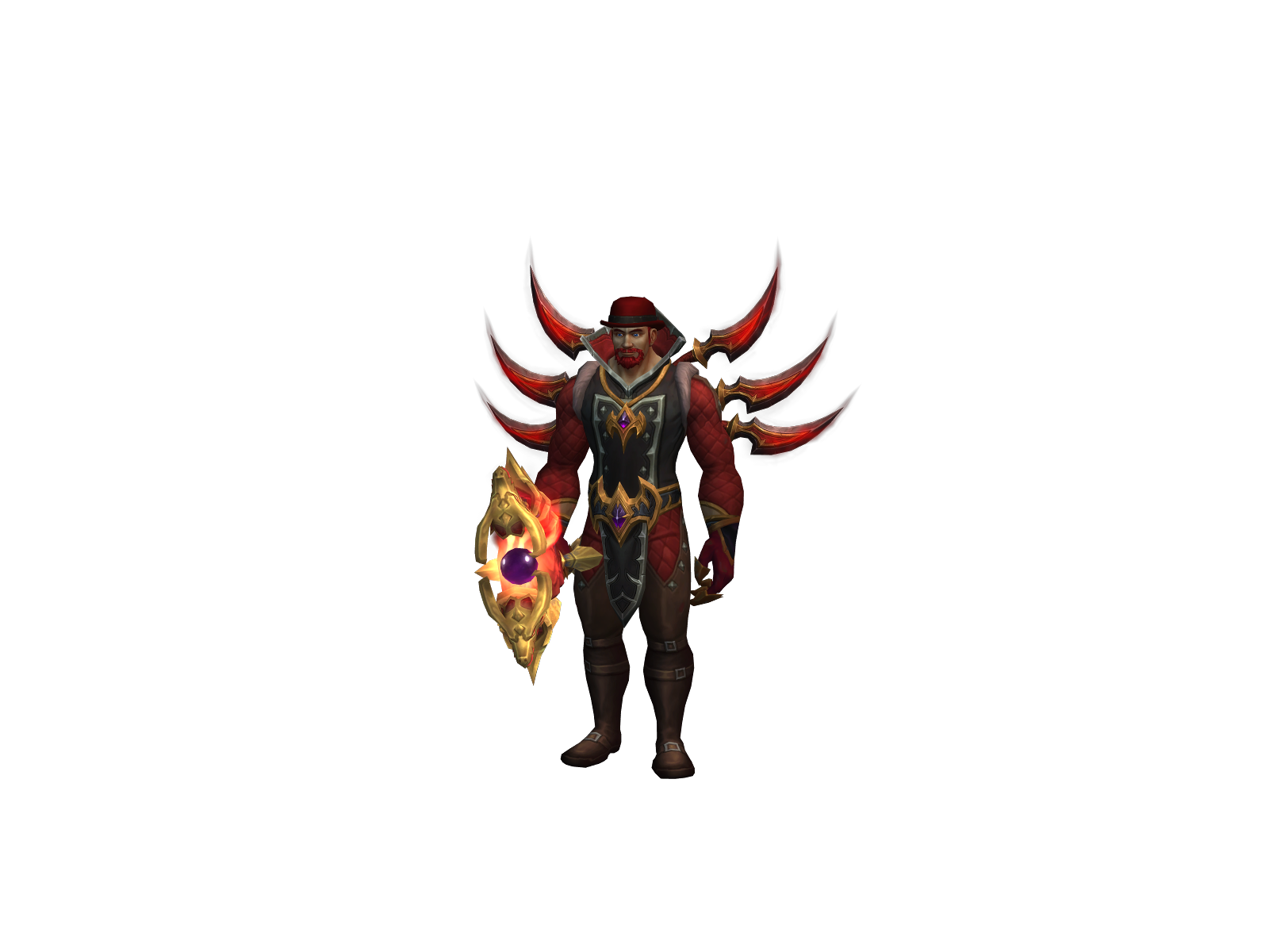 Жюпен 3D character render