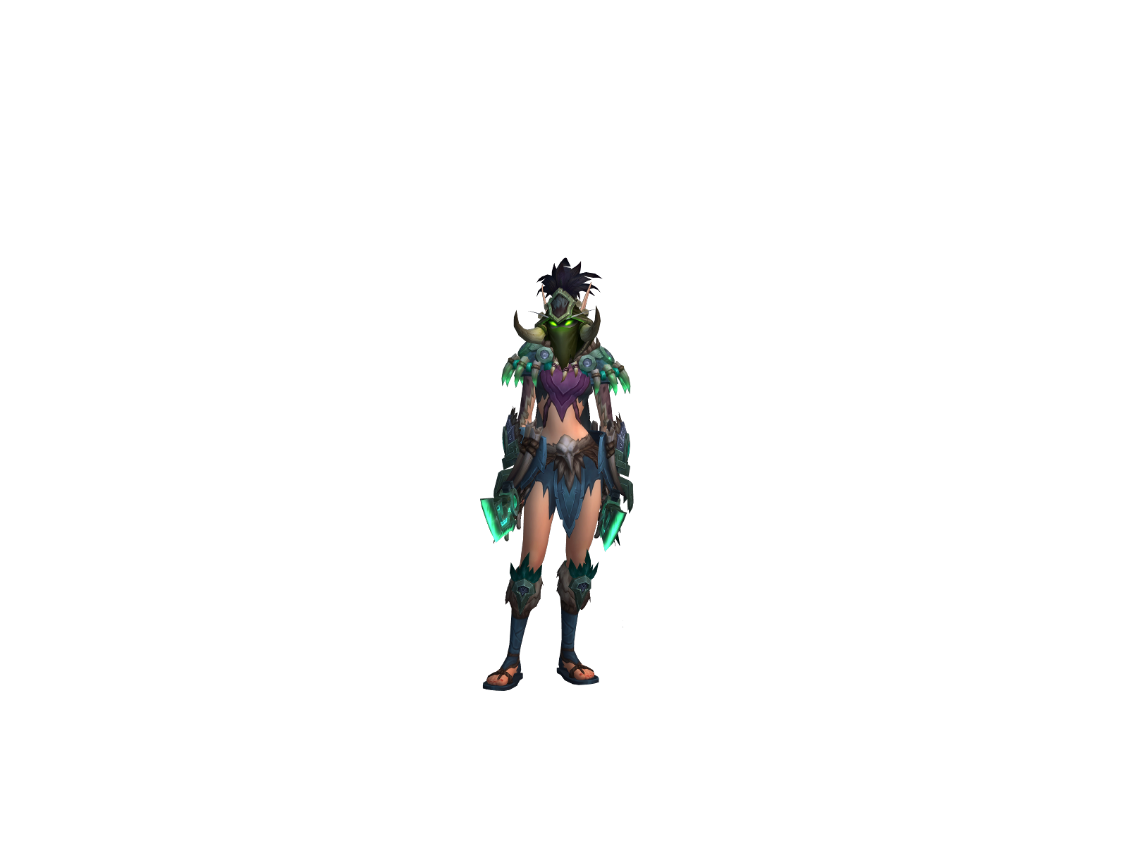 Рохейр 3D character render