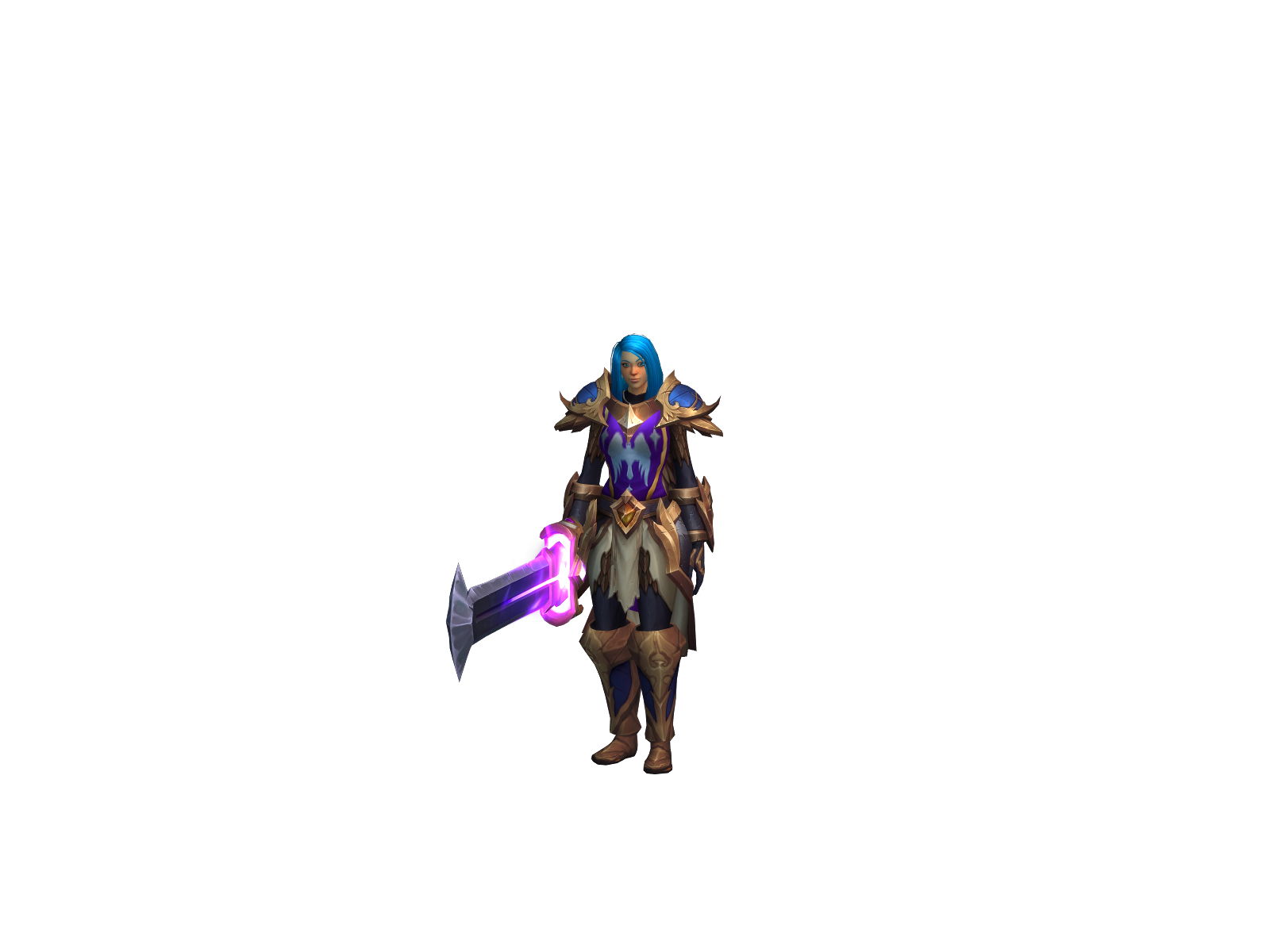 Дарквай 3D character render