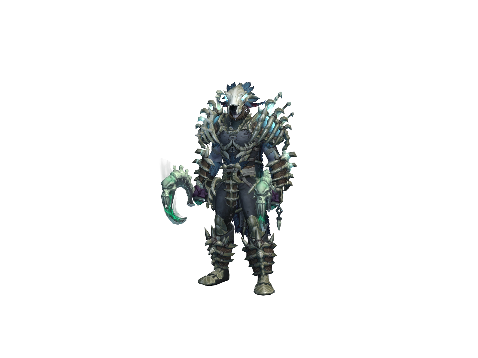 Ктулхарий 3D character render