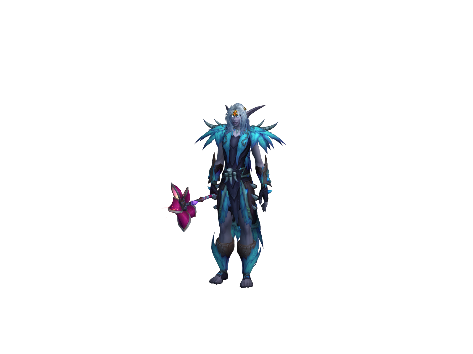 Морисгрин 3D character render
