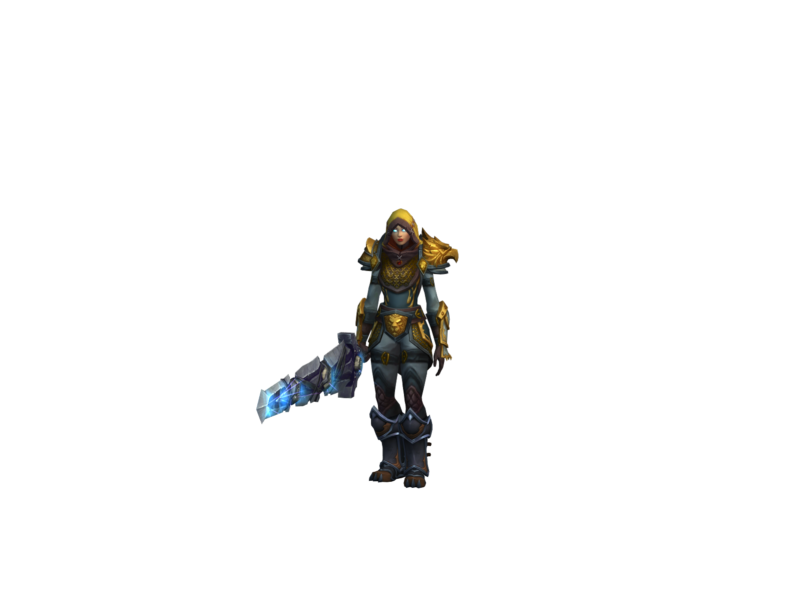 Изуалу 3D character render