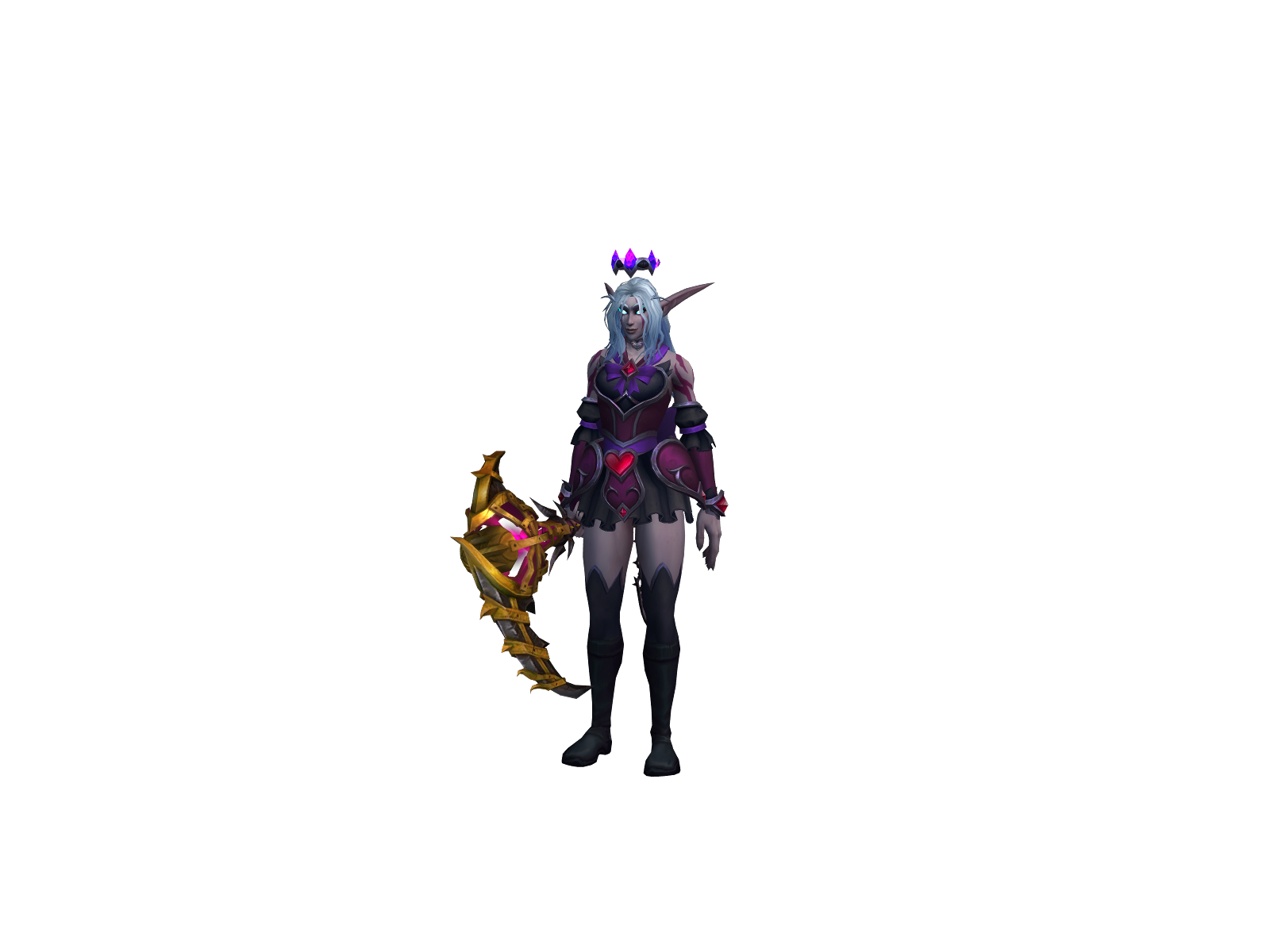 Амора 3D character render