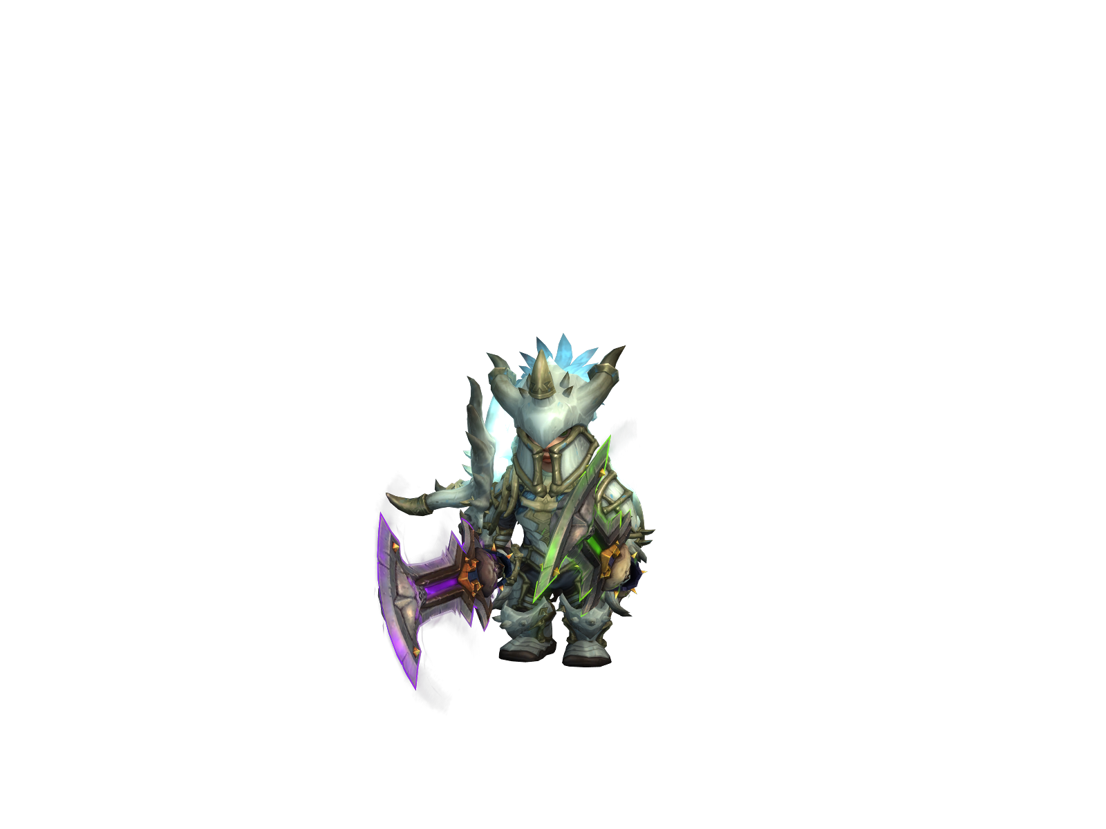 умбравар 3D character render