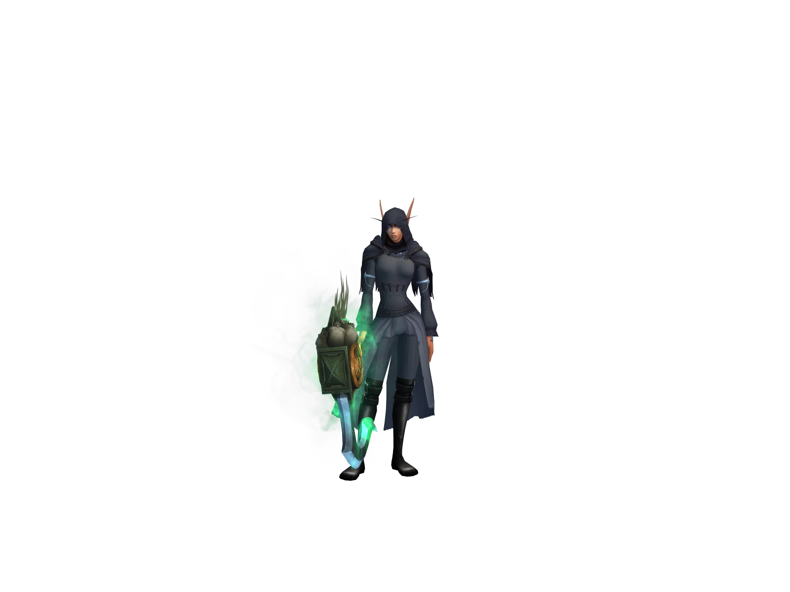 Самучия 3D character render