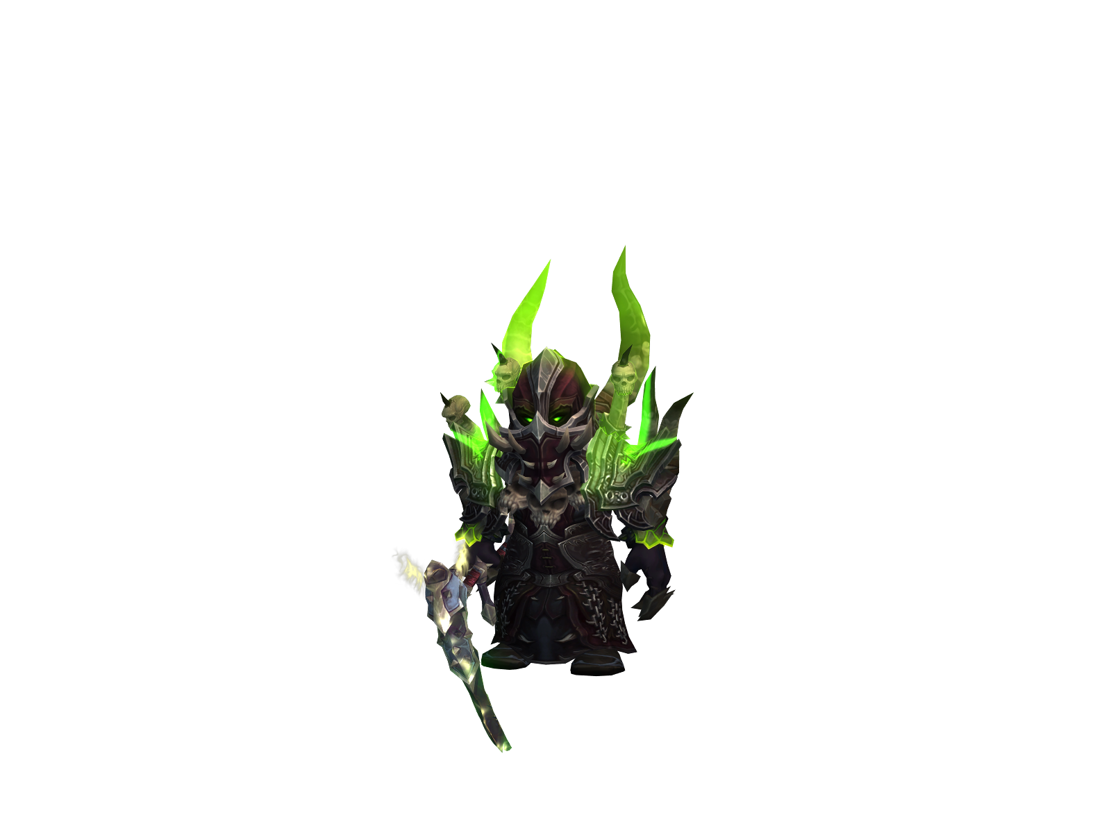 Гетлооу 3D character render