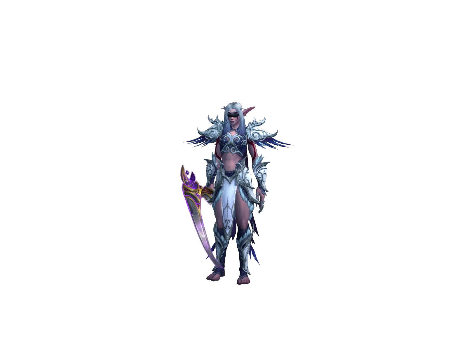 Рэййнн 3D character render